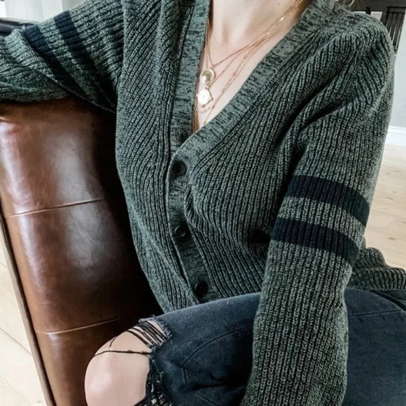 Express button front cardigan - Picture 1 of 14